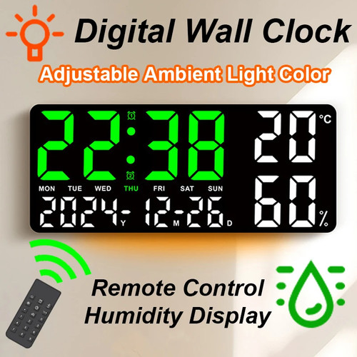 Digitale led wanduhr tischuhr - led,